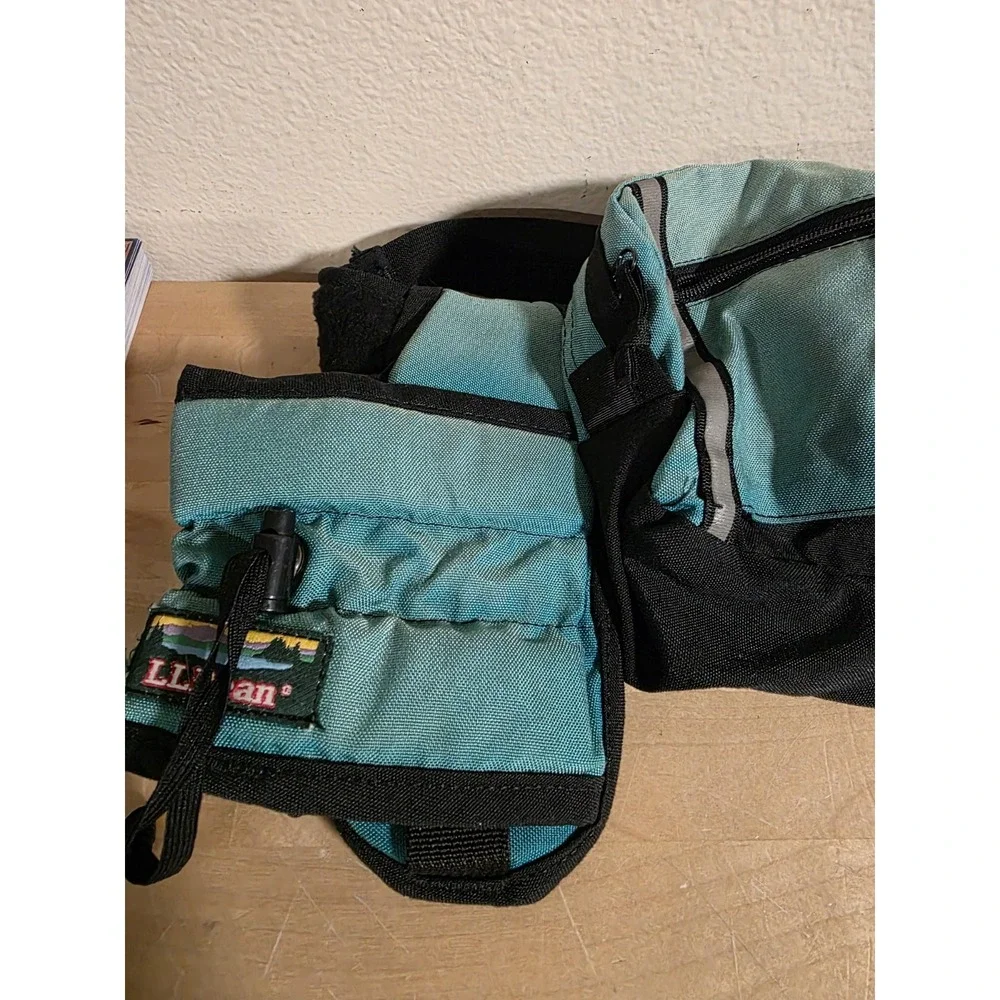 Vtg LL BEAN Fanny Pack Hip Sack Removable Insulated Bottle Holder Made in USA